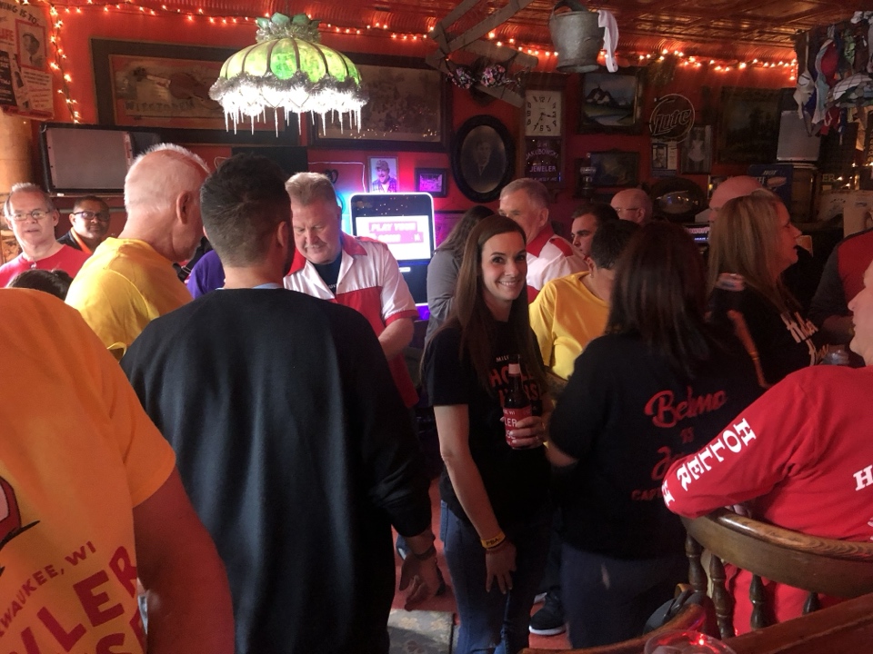 Julie enjoying the moment